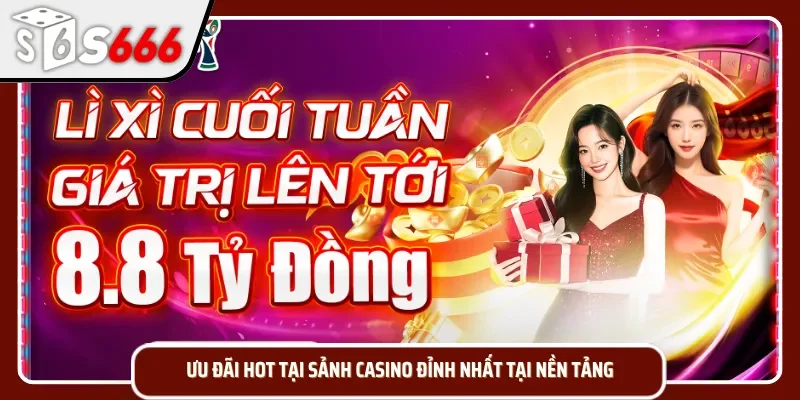 3 ưu đãi cực hot tại sảnh PA casino